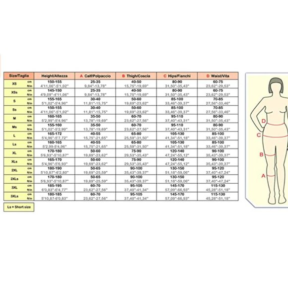 CzSalus XL Flat Knit Compression Leggings 25-30 mmHg - Picture 11 of 11